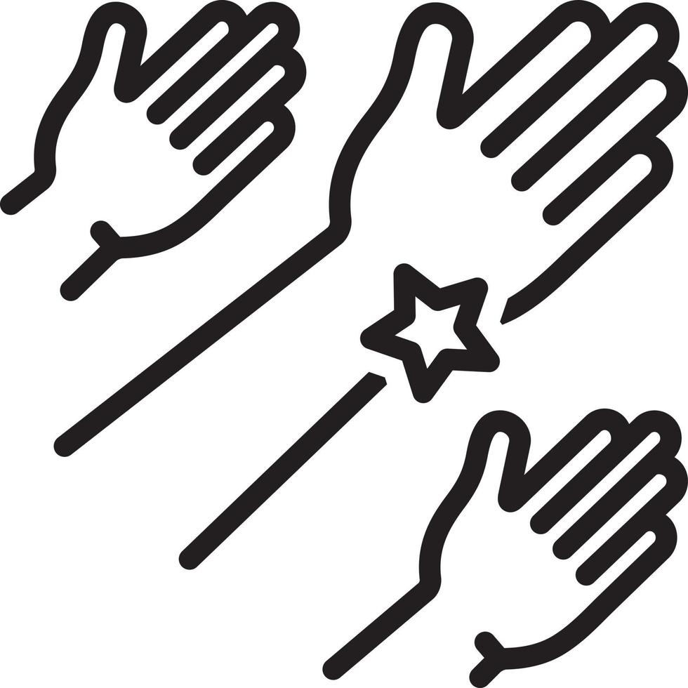 Line icon for outreach vector
