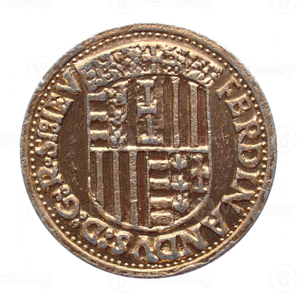 Vintage Italian coin photo