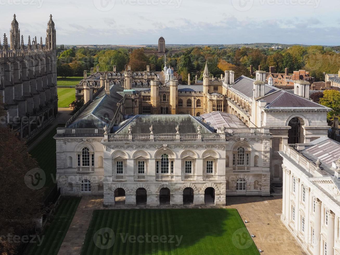 vista aerea de cambridge foto