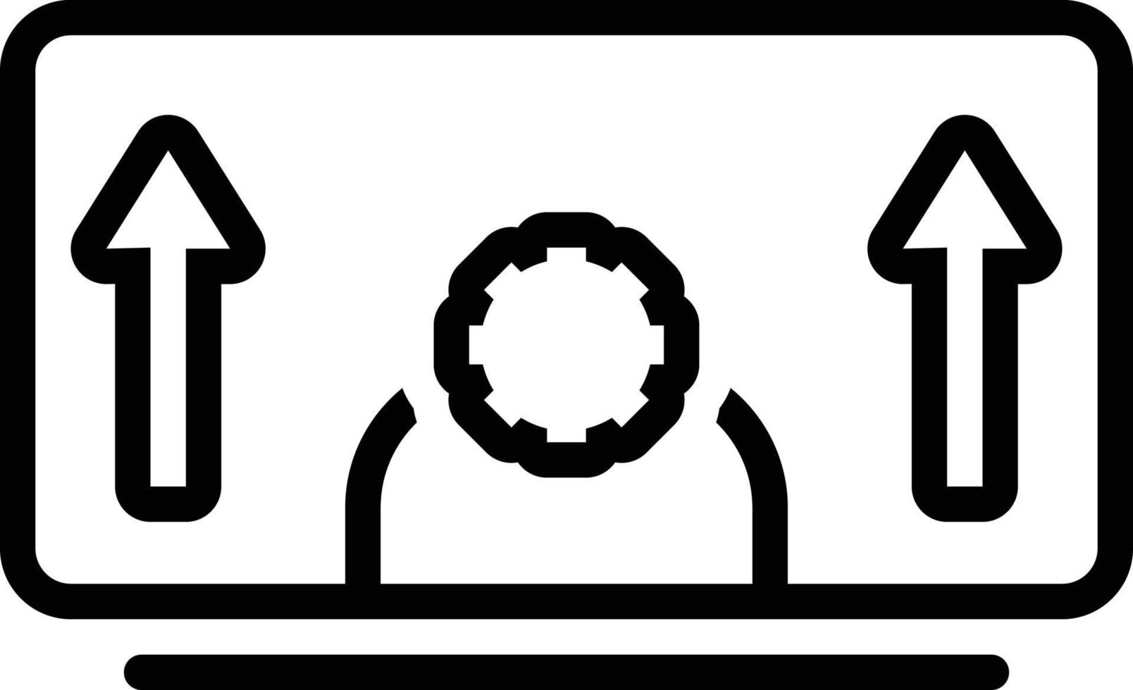 Line icon for personal development vector