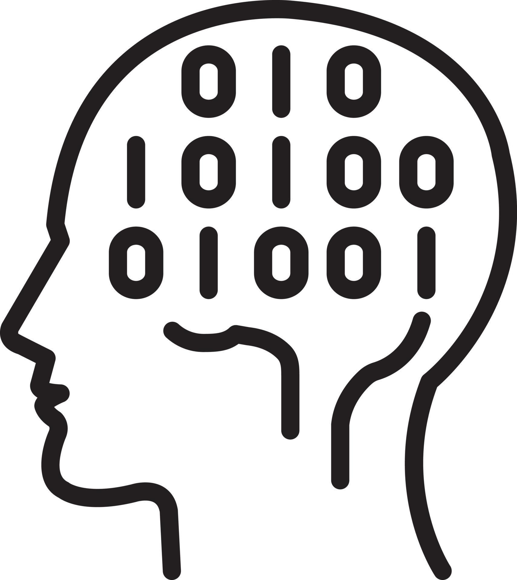Line icon for binary mind 3329521 Vector Art at Vecteezy