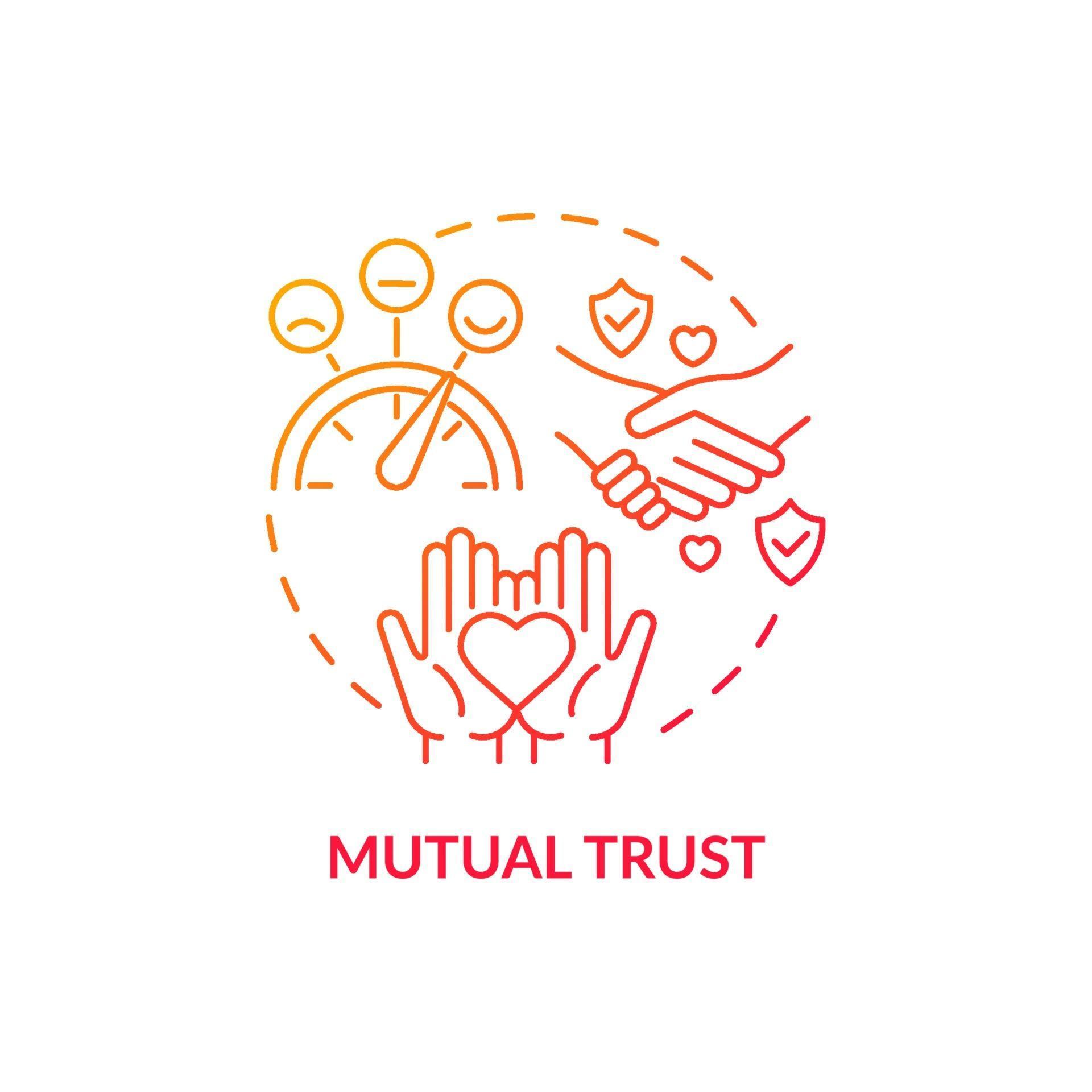 Mutual trust red concept icon 3329620 Vector Art at Vecteezy Mutual trust red concept icon 3329620 Vector Art at Vecteezy
