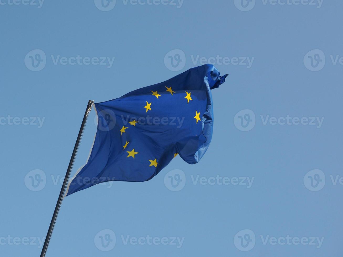 European flag of Europe photo