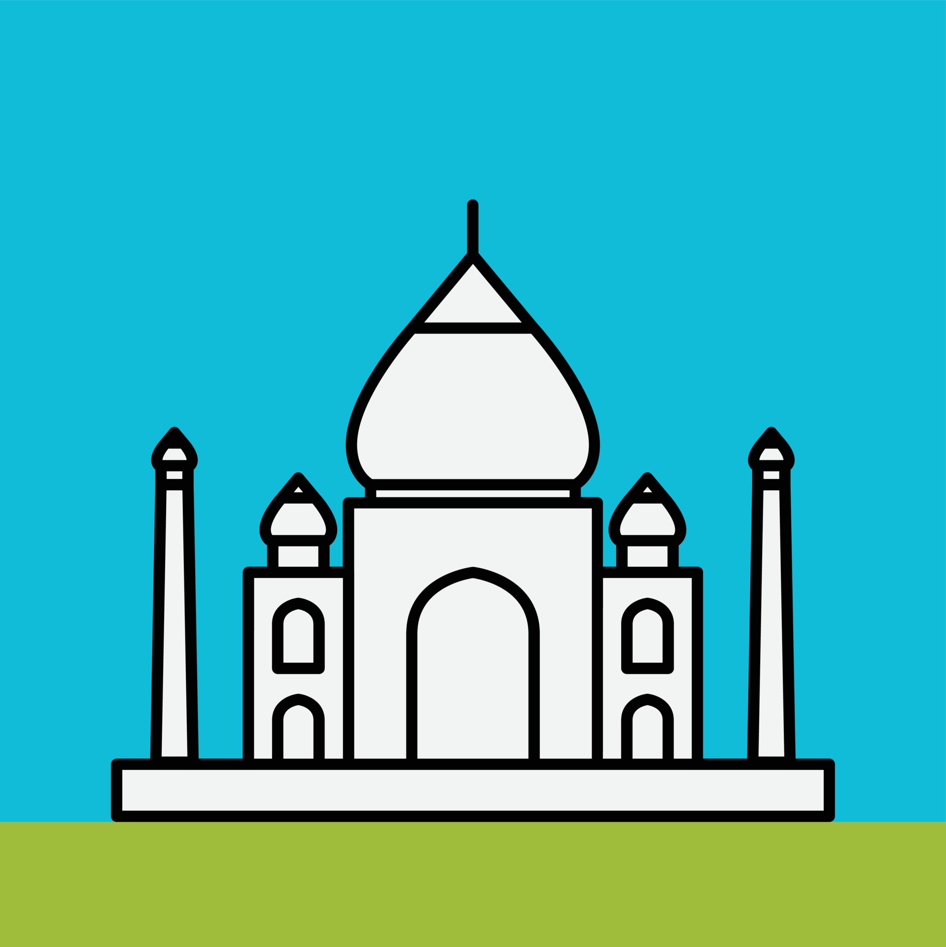 Black Taj Mahal How To Draw Drawing Monument  Taj Mahal Sketch Png  Transparent PNG  1156x750  Free Download on NicePNG