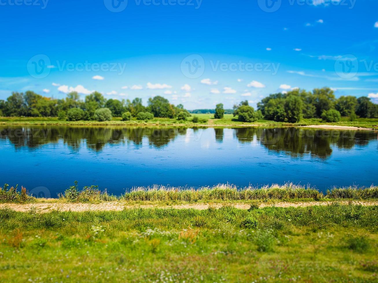 River Elbe in Dessau photo