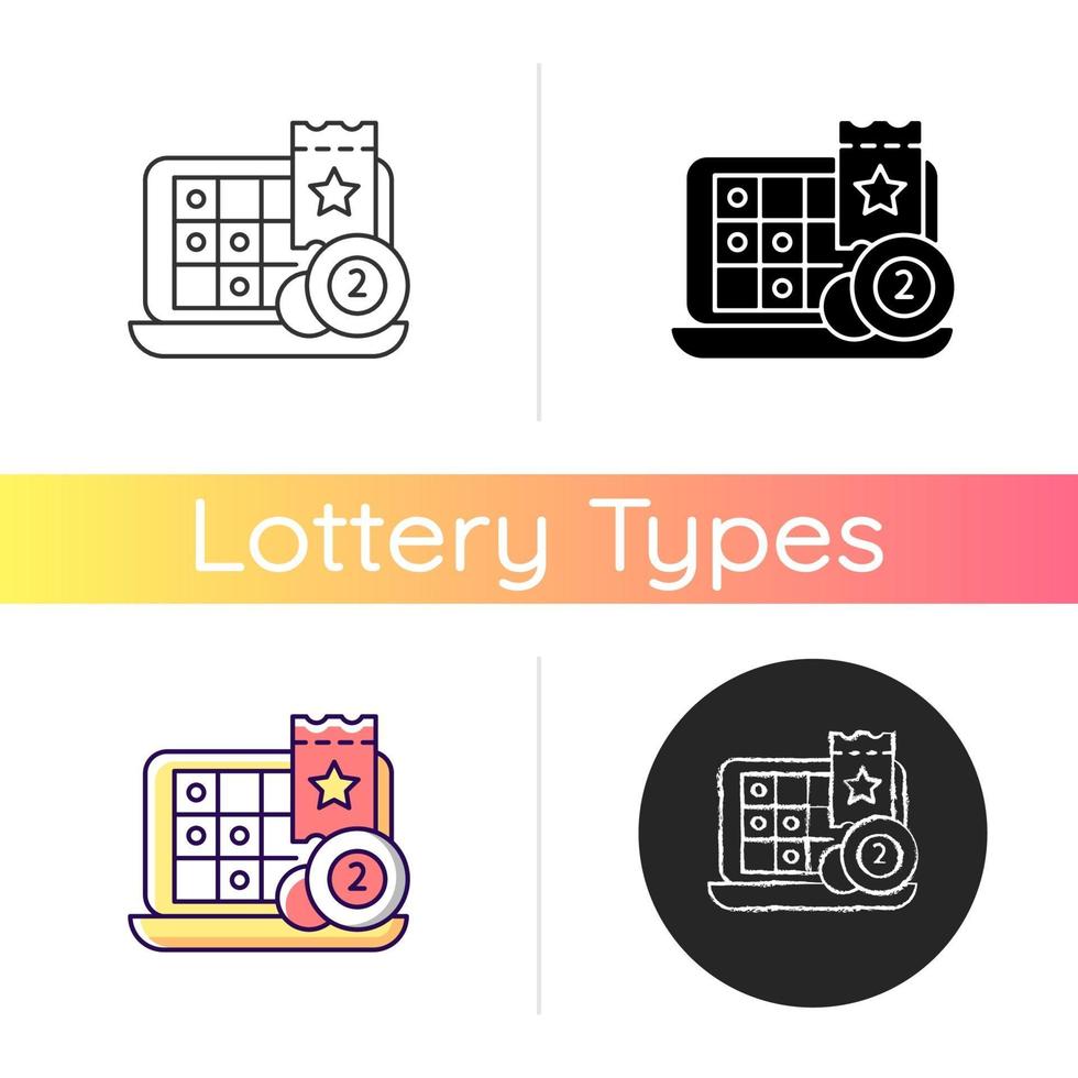 iLottery vector icon