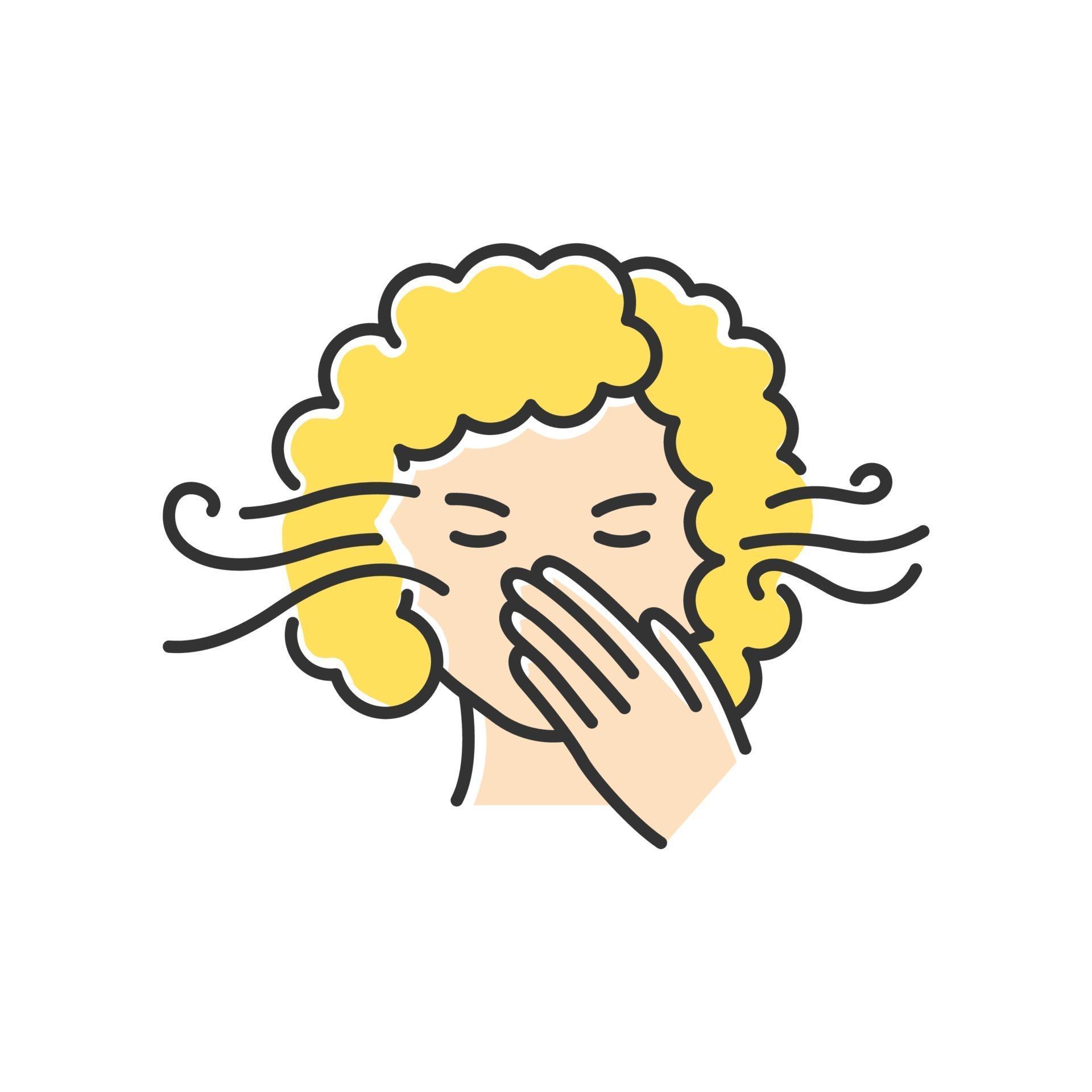 Smell sensitivity RGB color icon 3330142 Vector Art at Vecteezy