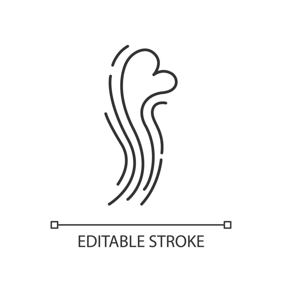 Odor pixel perfect linear icon vector