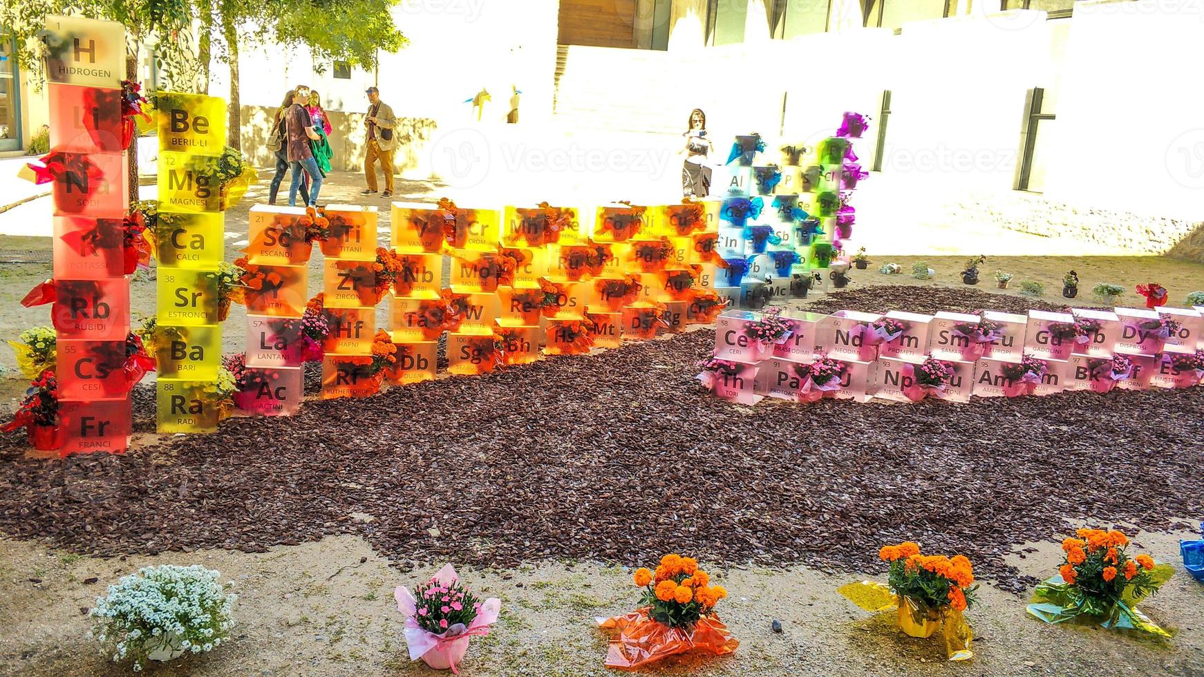 Flower Festival in Girona Temps de Flors, Spain. 2018 photo