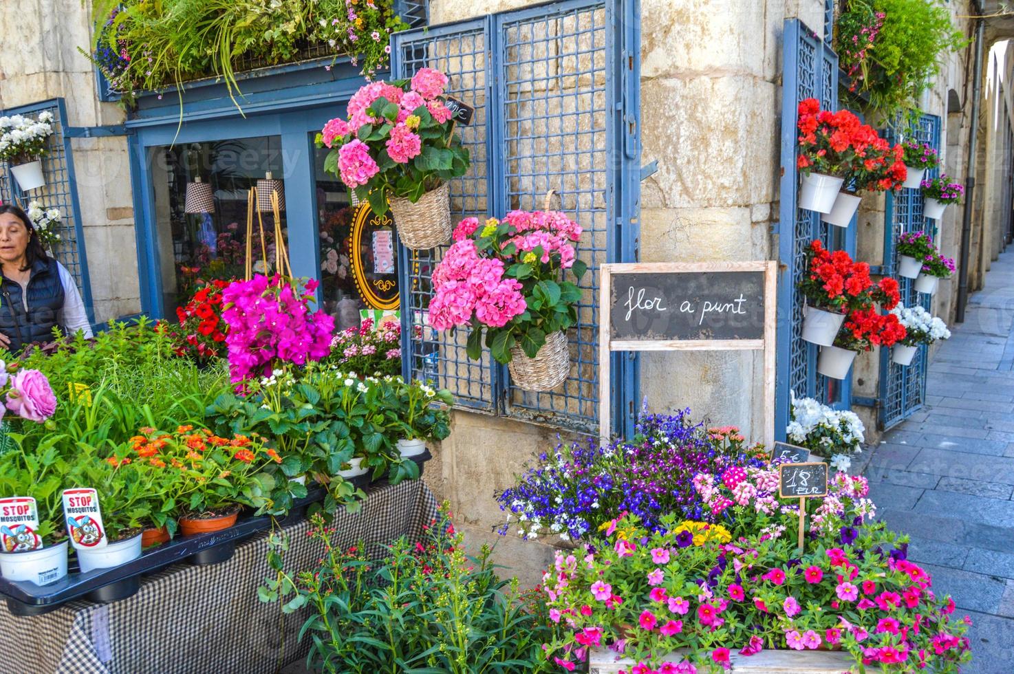 Flower Festival in Girona Temps de Flors, Spain. 2018 photo