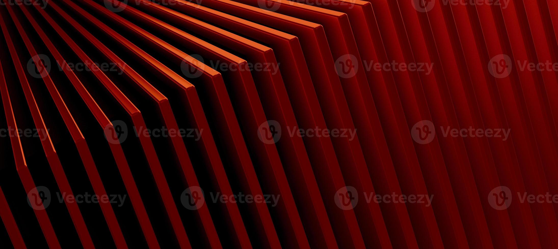 The abstract red metal pattern background, 3D illustration photo