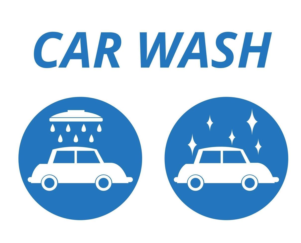 Car wash icons,  vector design