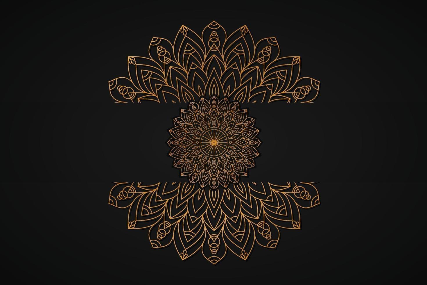 Fondo de mandala de lujo vector