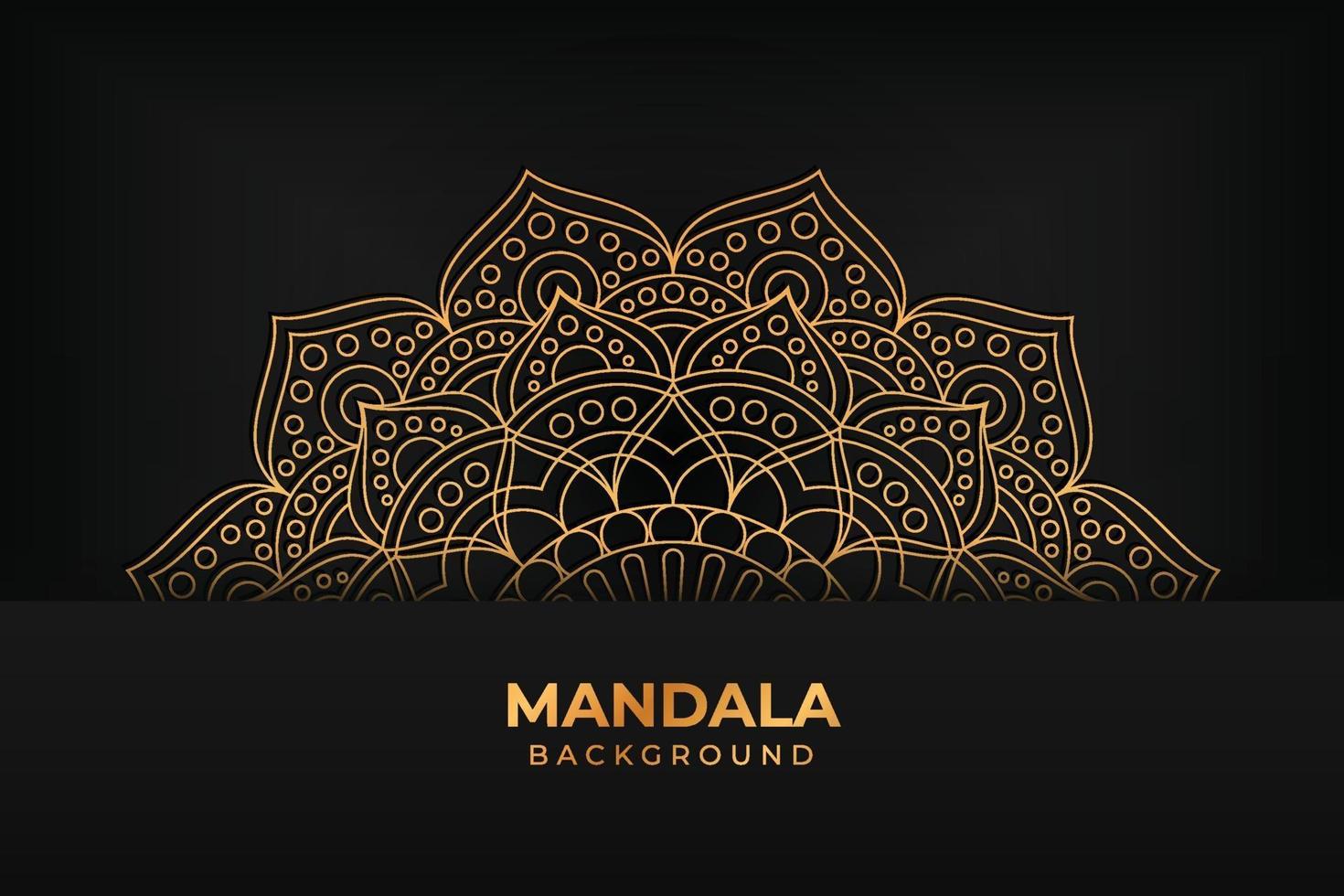 Fondo de mandala de lujo vector