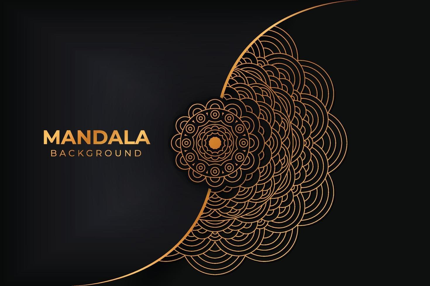 Fondo de mandala de lujo vector