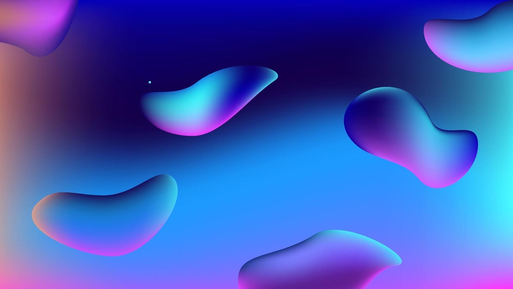 Fondo abstracto - Objeto fluido 3d fondo vectorial eps 10 editable vector