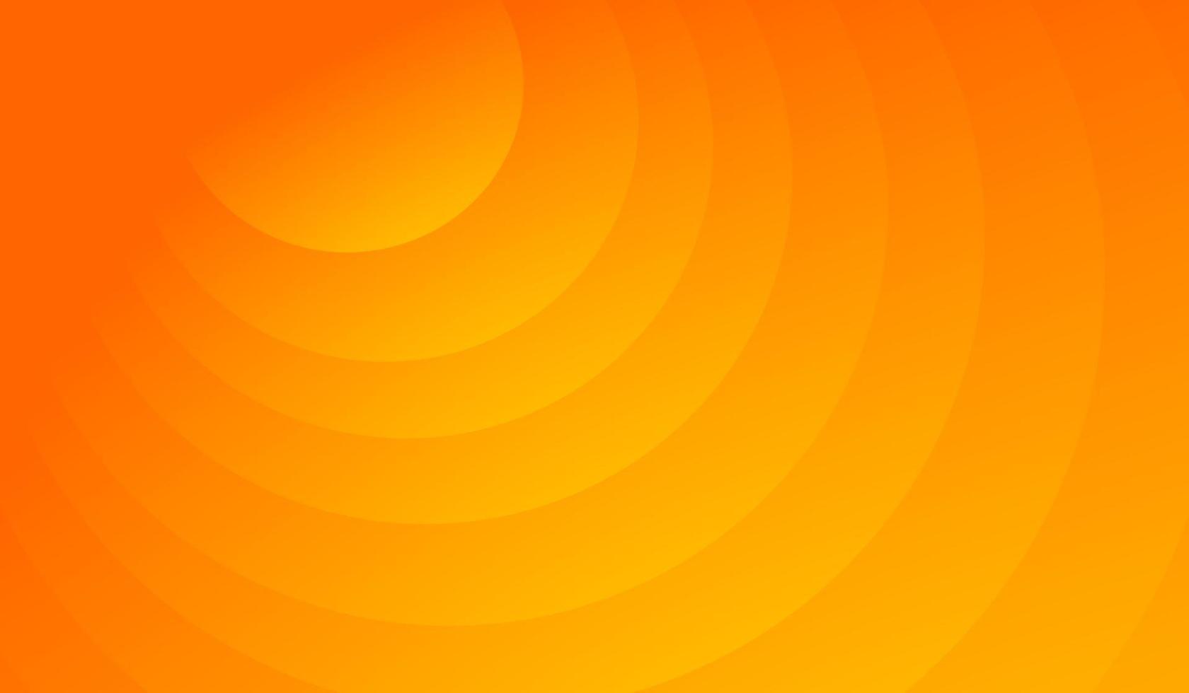 Gradient Circle Loop Orange Abstract Background vector