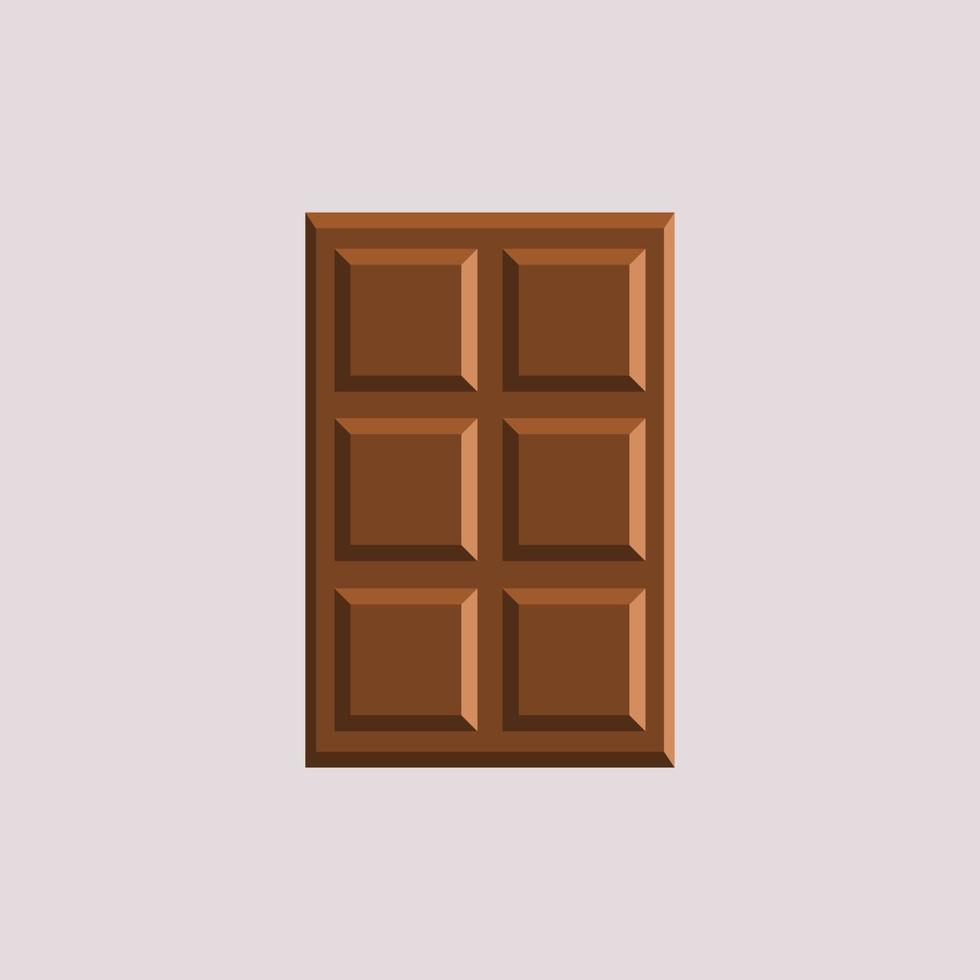 Chocolate Icon Sign Flat Illustration vector