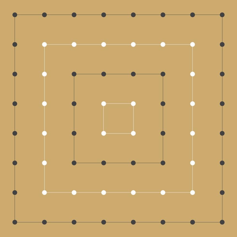 Geometric line and dot light gold luxury seamless pattern vector