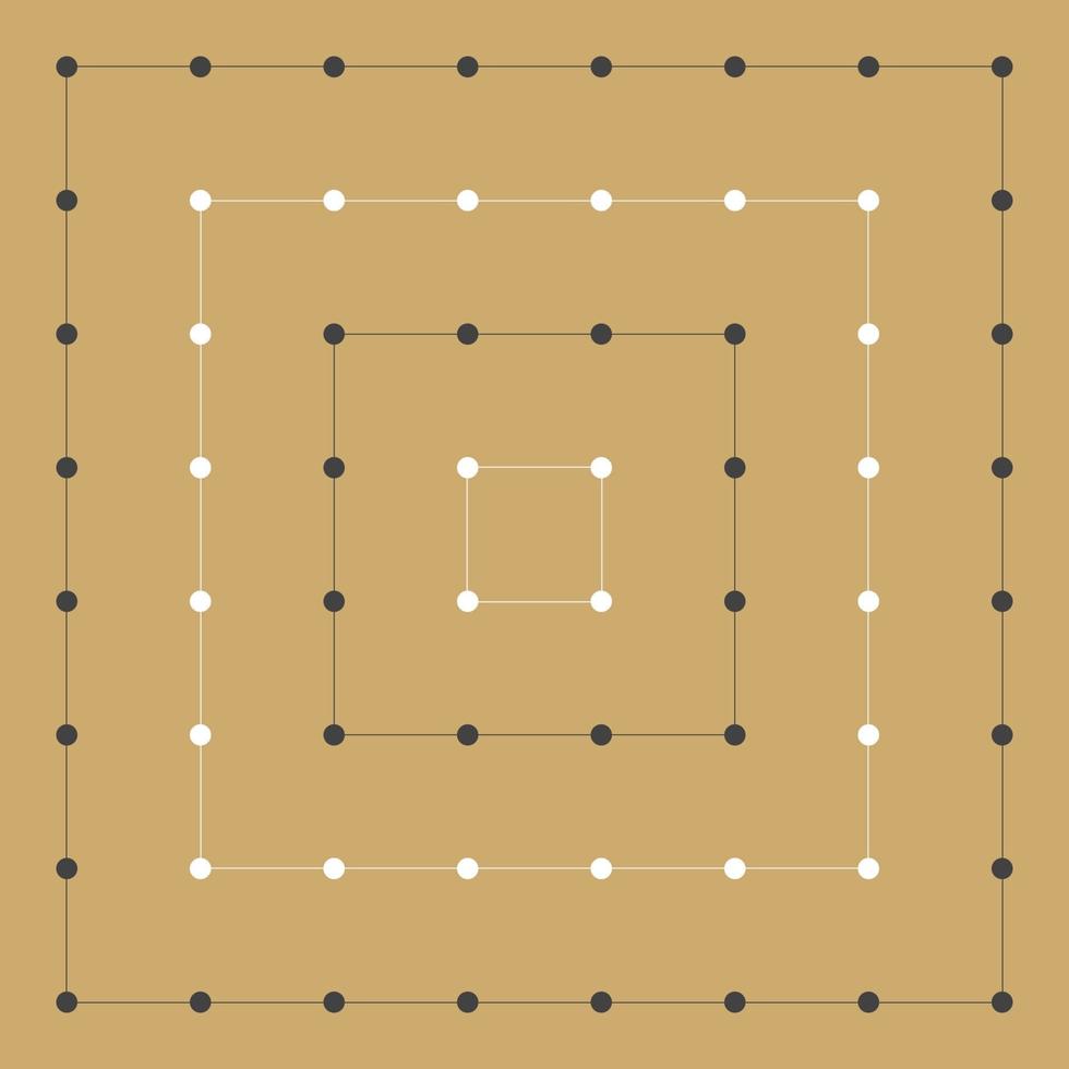 Geometric line and dot light gold luxury seamless pattern vector