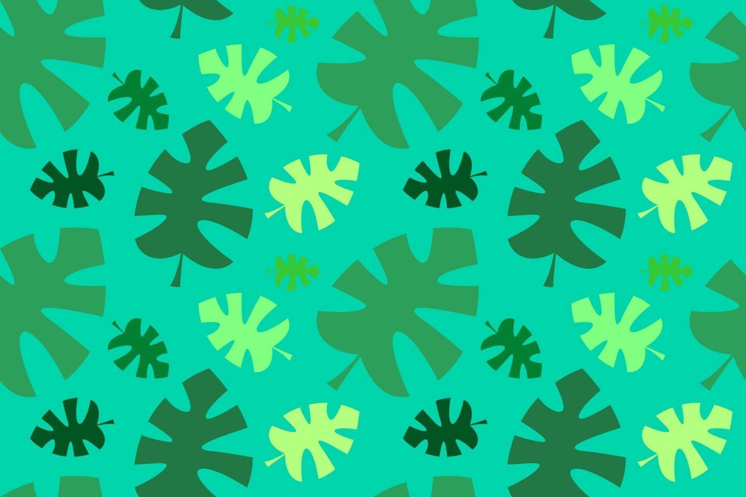 Summer Beach Foliage Seamless Pattern Design vector