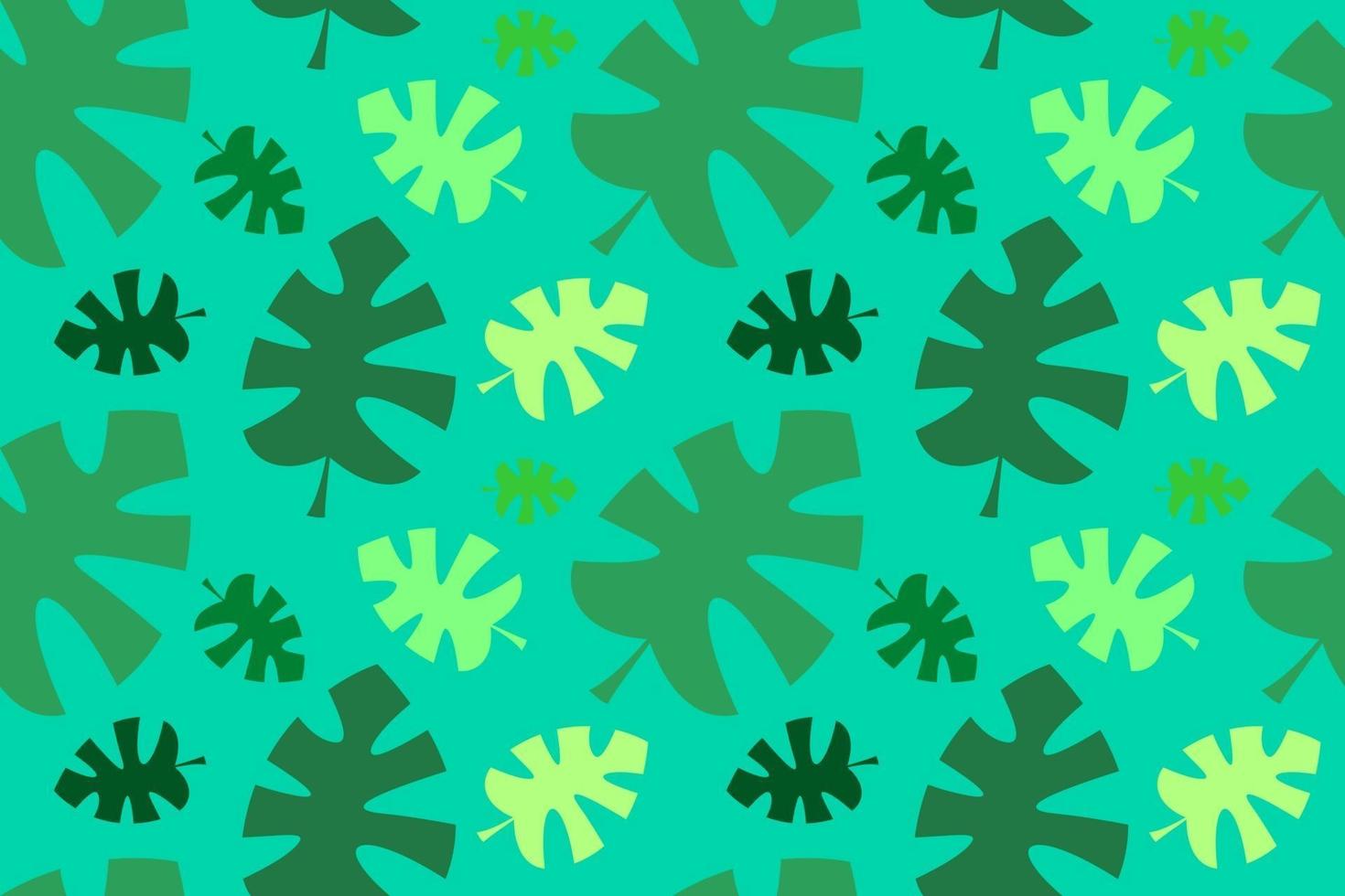 Summer Beach Foliage Seamless Pattern Design vector