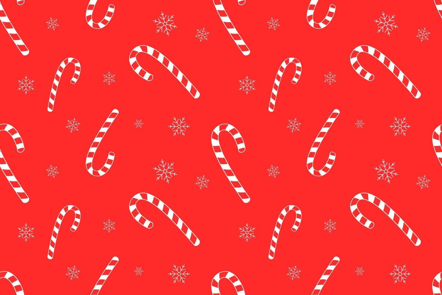 Christmas Candy Seamless Pattern Design vector