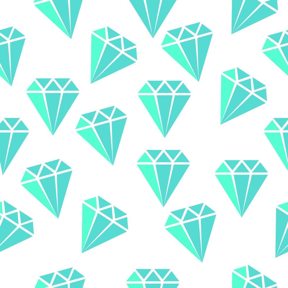 blue diamond seamless pattern design vector