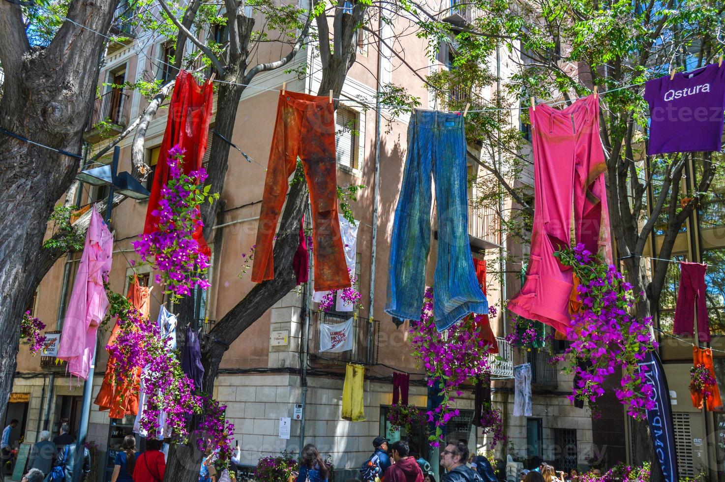 festival de las flores en girona temps de flors, españa. 2018 foto