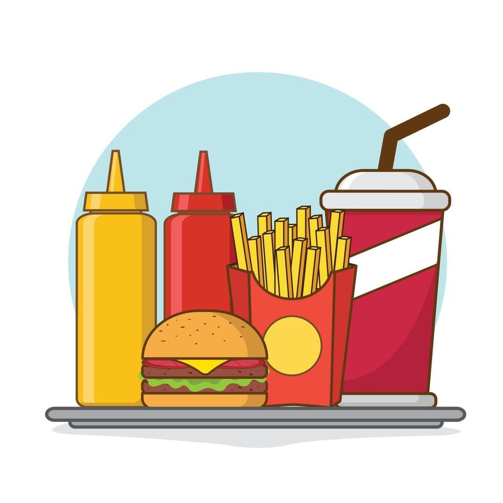 fast food design illustration vector