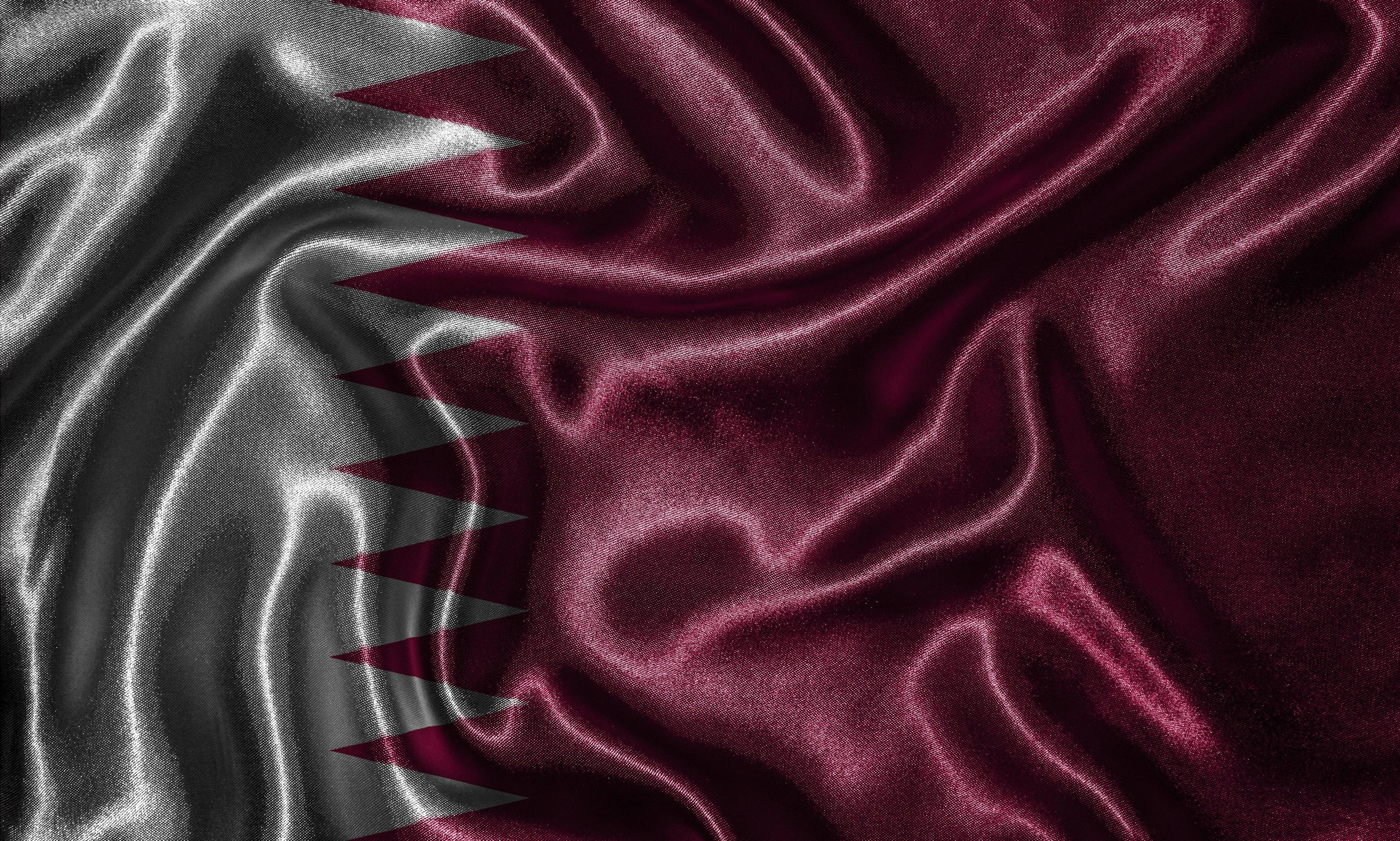 Wallpaper by Qatar flag and waving flag by fabric. 3334650 Stock Photo at  Vecteezy