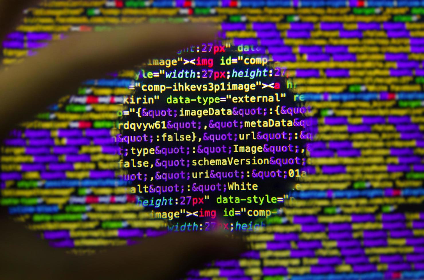Desktop source code and Wallpaper by coding and programming. photo