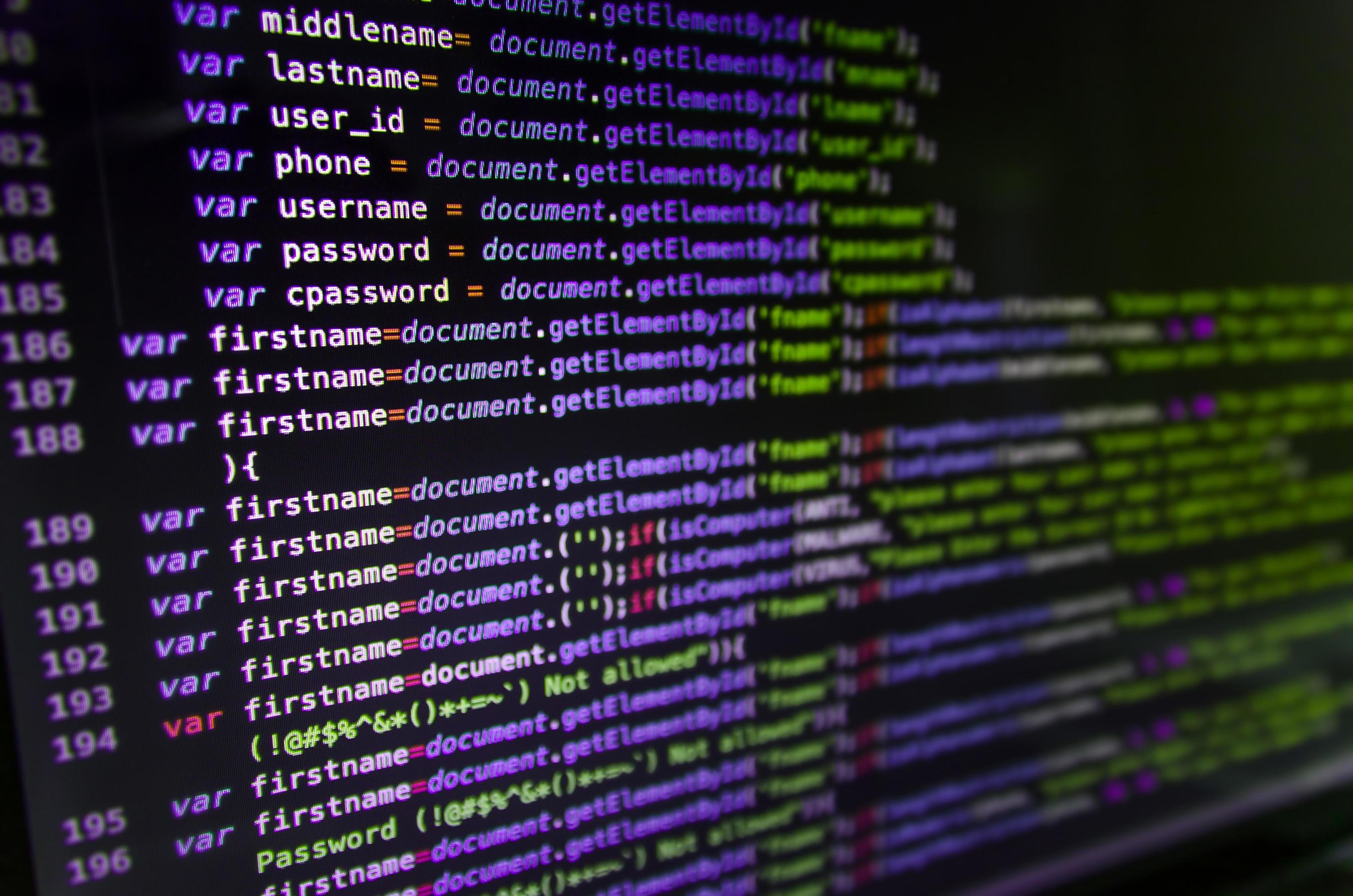 Desktop source code and Wallpaper by coding and programming. 3335566 Stock  Photo at Vecteezy
