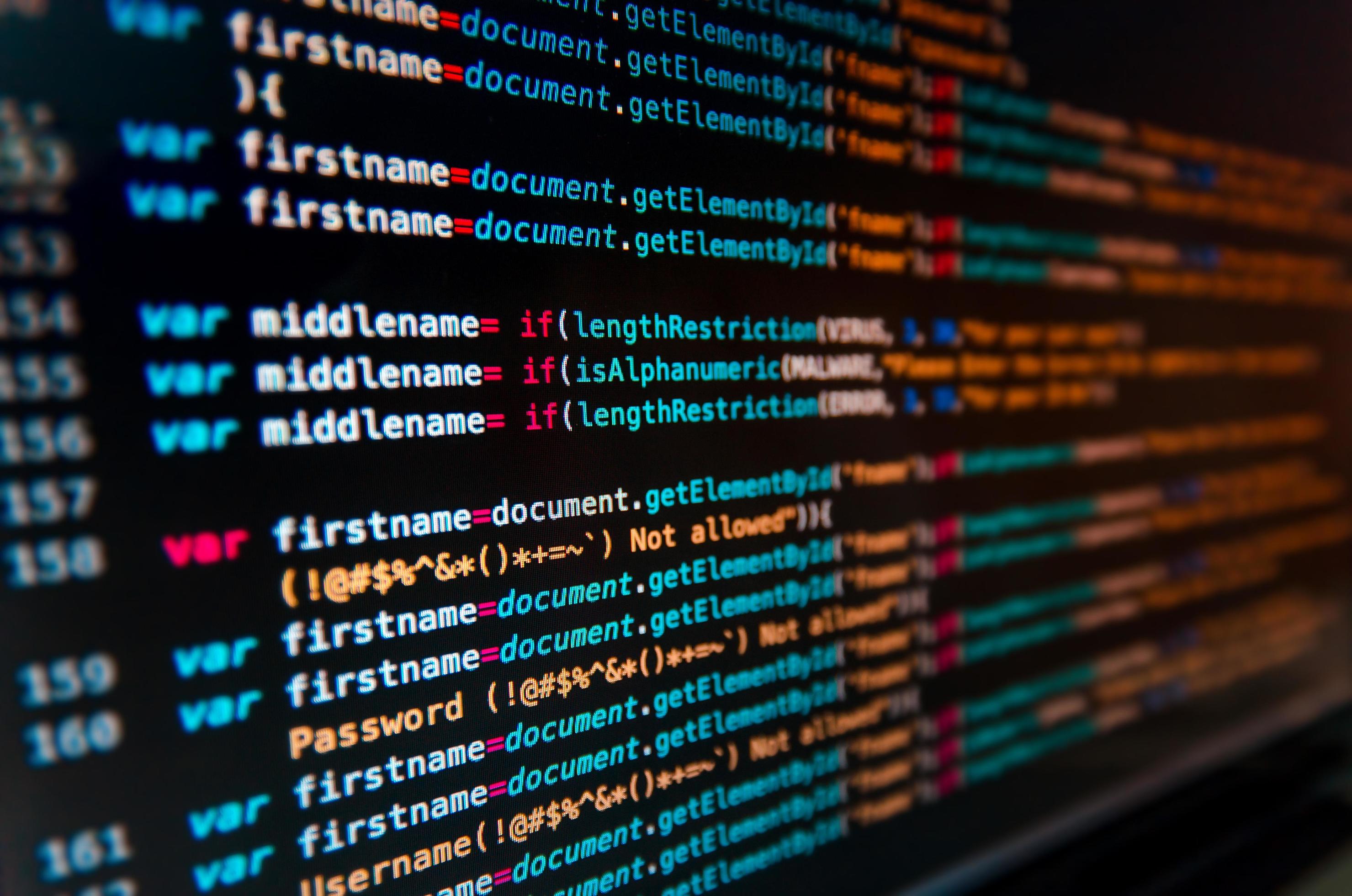 Desktop source code and Wallpaper by coding and programming. 3343387 Stock  Photo at Vecteezy