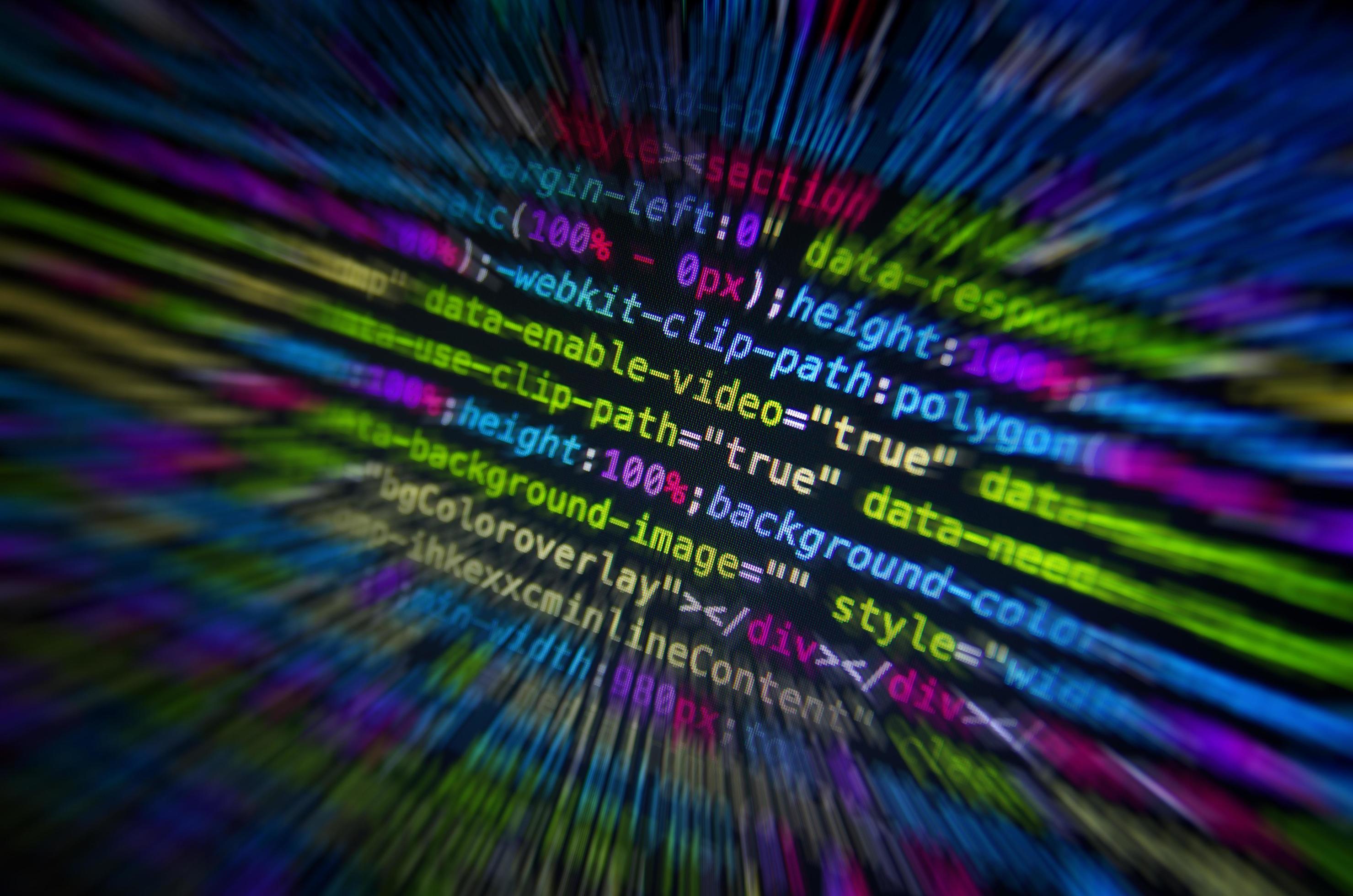 Desktop source code and Wallpaper by coding and programming. 3334921 Stock  Photo at Vecteezy