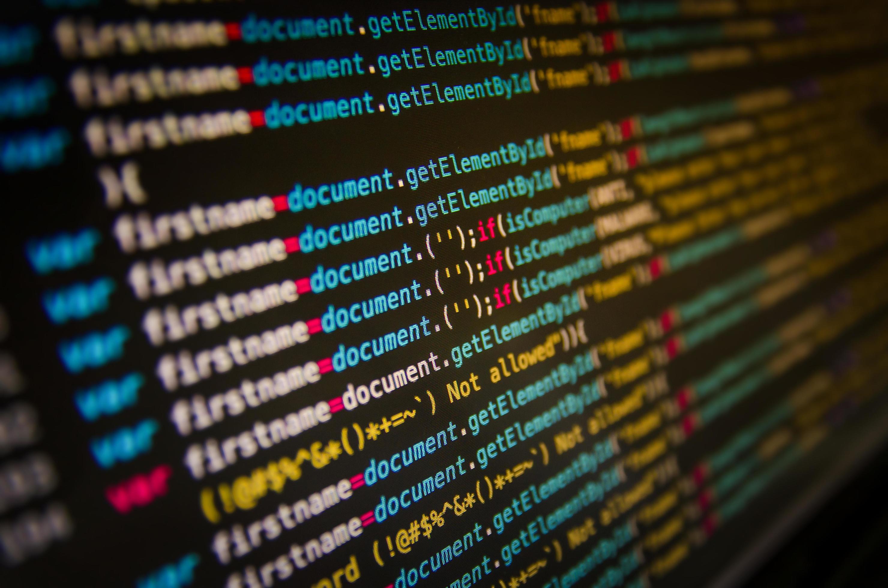 Desktop source code and Wallpaper by coding and programming. 3335566 Stock  Photo at Vecteezy