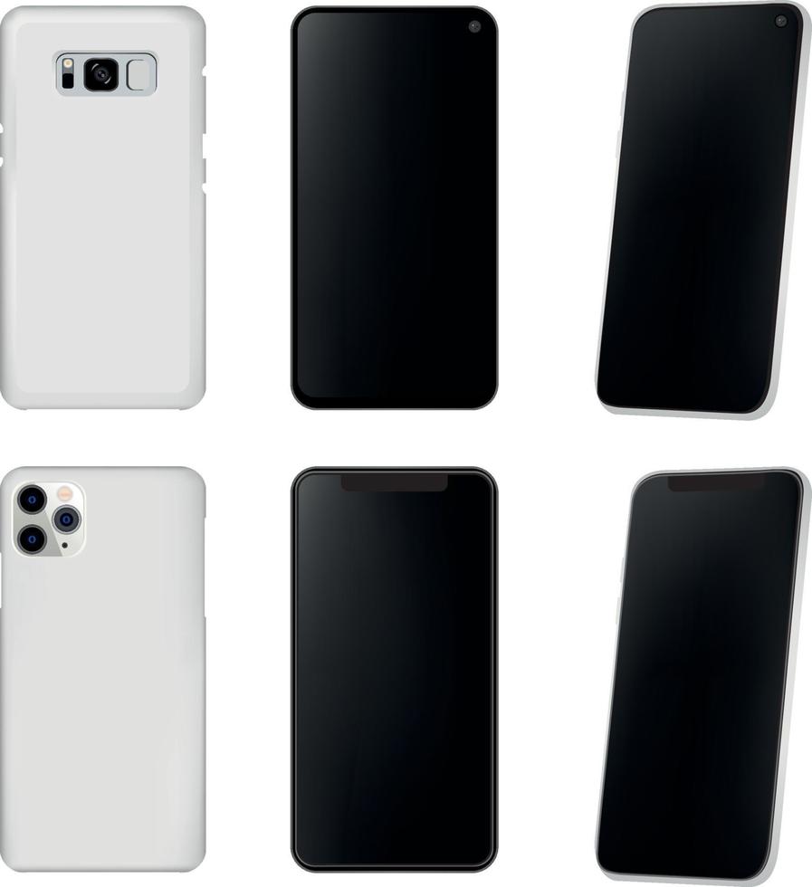 Realistic Smartphone vector mockup