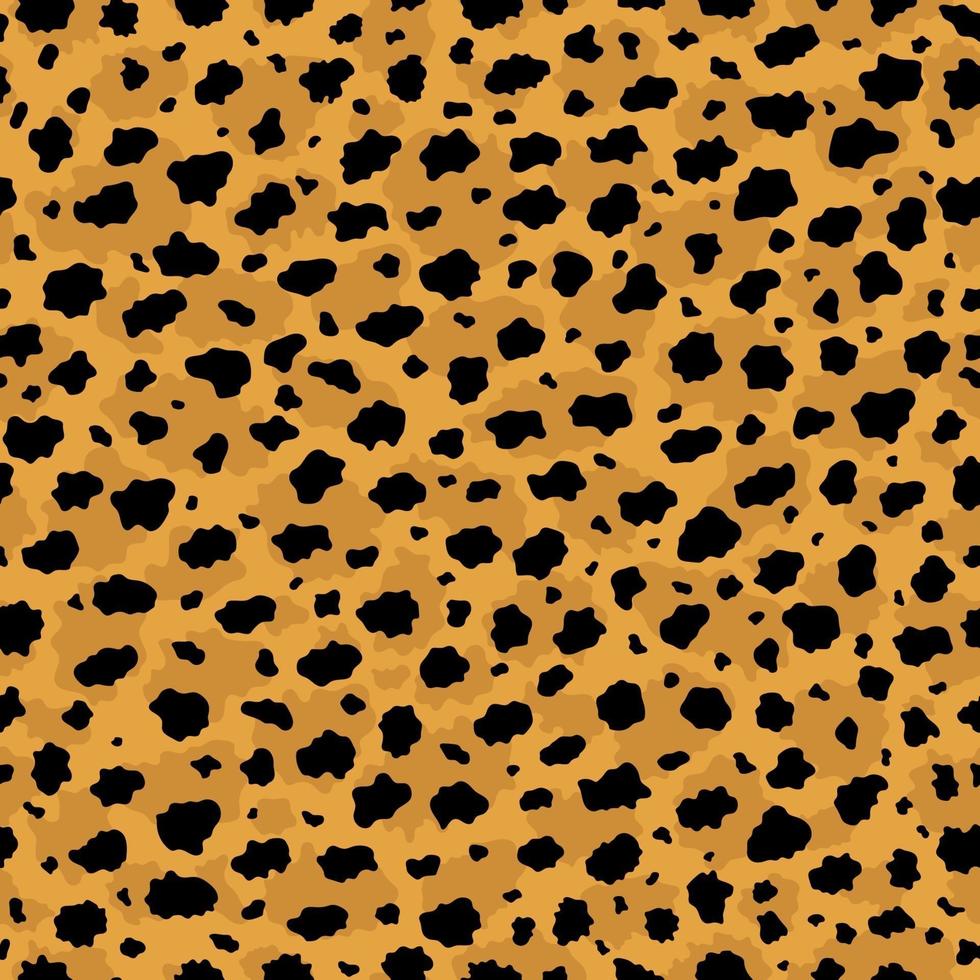 Cheetah skin seamless background texture pattern vector