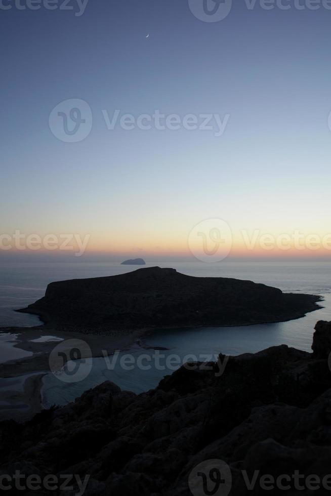 playa de balos laguna del sol isla de creta verano 2020 covid-19 vacaciones foto