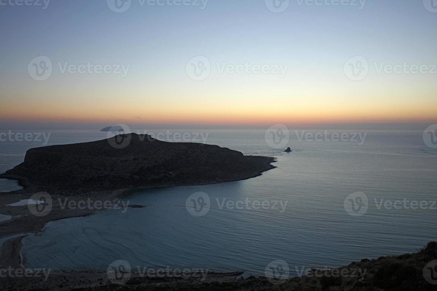 Balos beach sunshine lagoon crete island summer 2020 covid-19 holidays photo