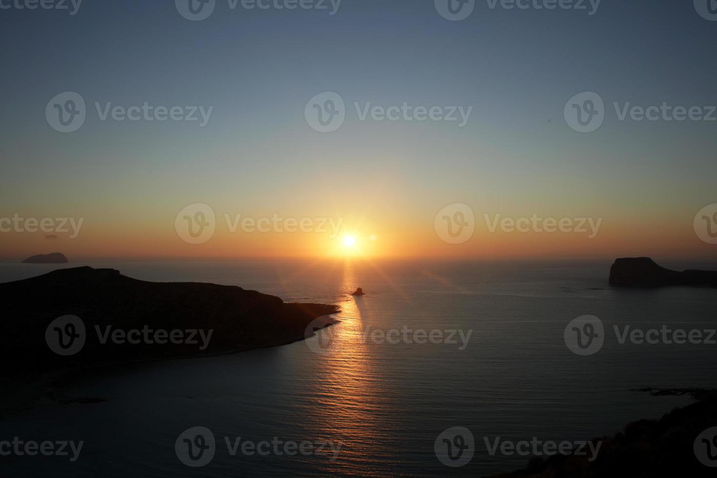 Balos beach sunshine lagoon crete island summer 2020 covid-19 holidays photo