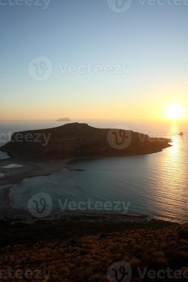 playa de balos laguna del sol isla de creta verano 2020 covid-19 vacaciones foto