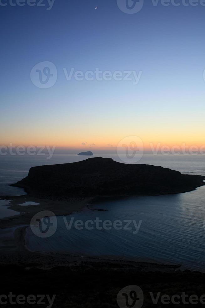 Balos beach sunshine lagoon crete island summer 2020 covid-19 holidays photo