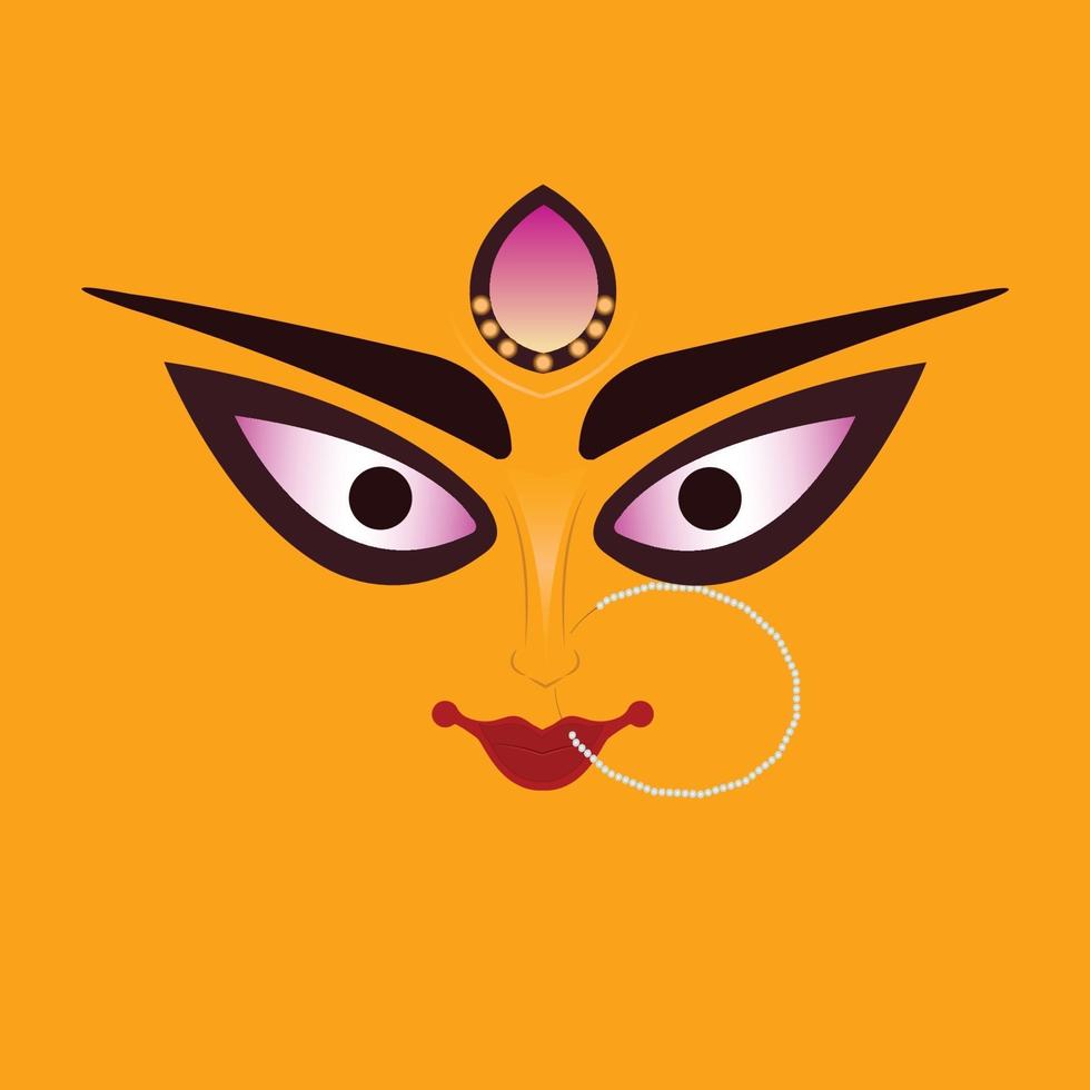 Maa Durga Goddess vector