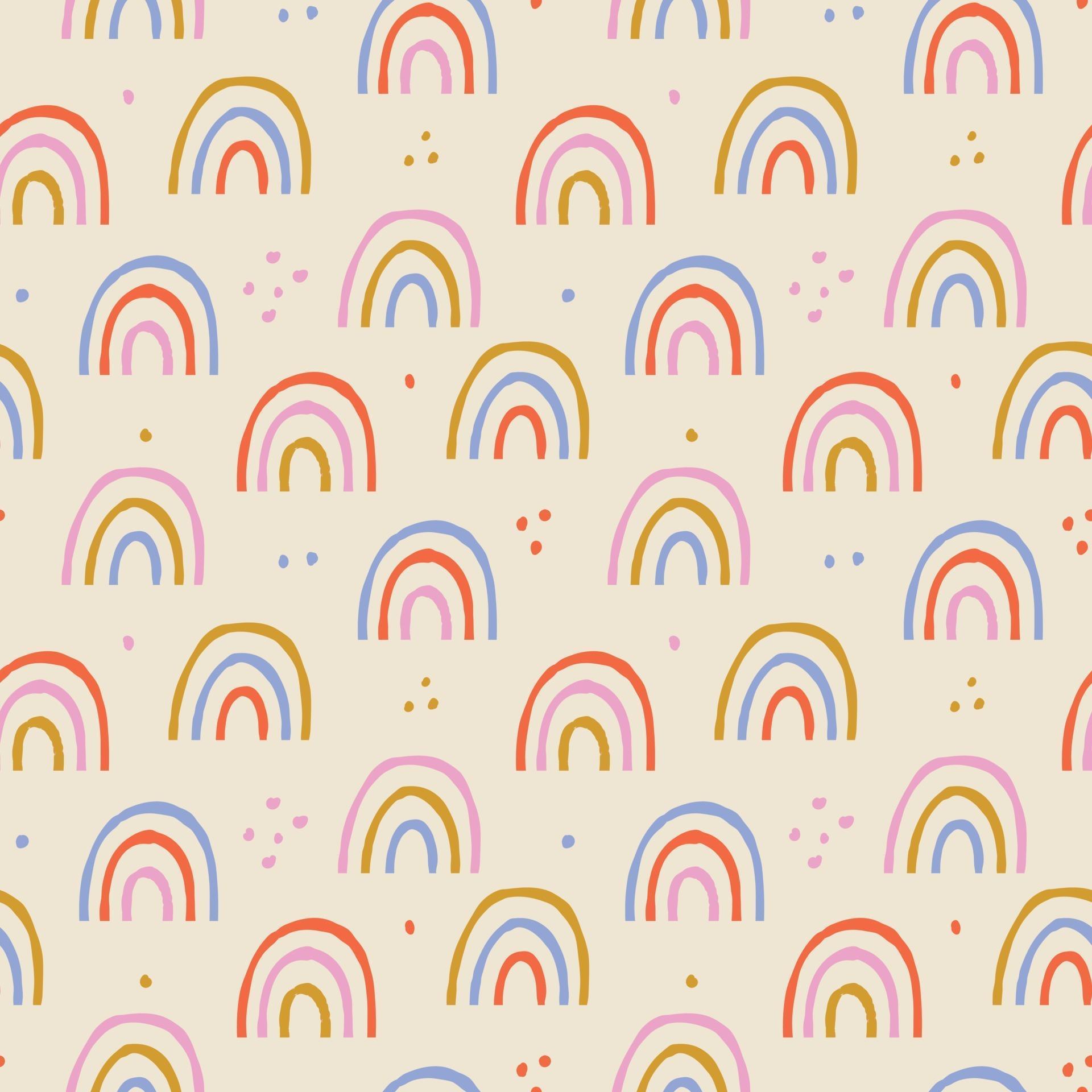 Hand drawn rainbow pattern 3335511 Vector Art at Vecteezy