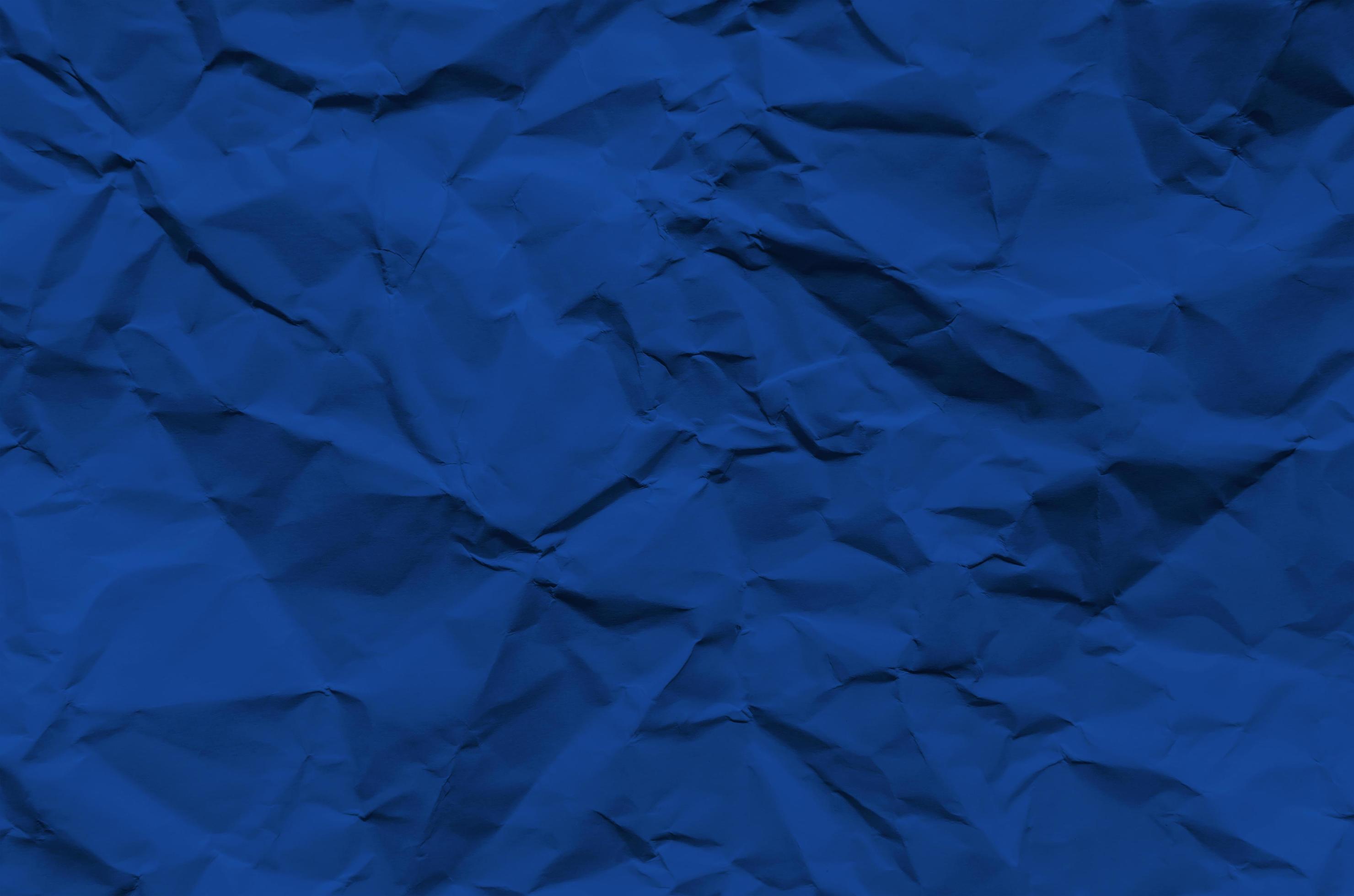 Deep Blue and vintage background by crumpled paper texture. 3335917 ...