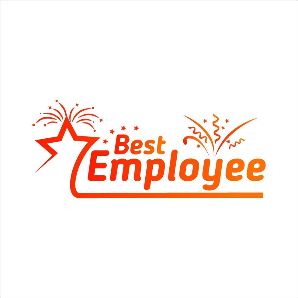 Best Employee, Employee of the month award, Employee certificate vector