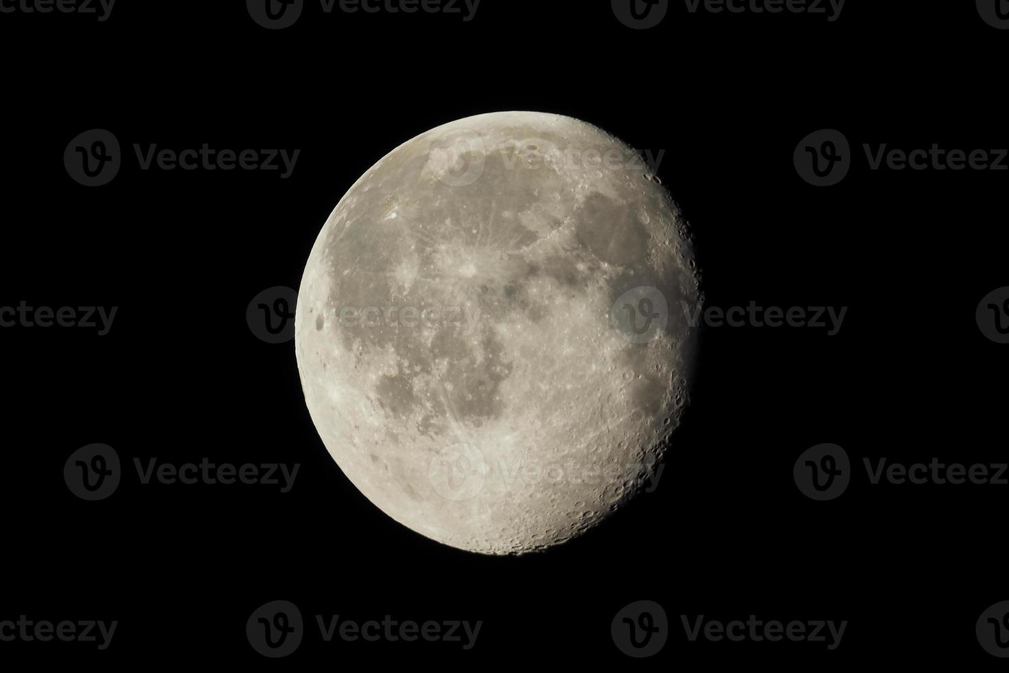 Waning gibbous moon photo