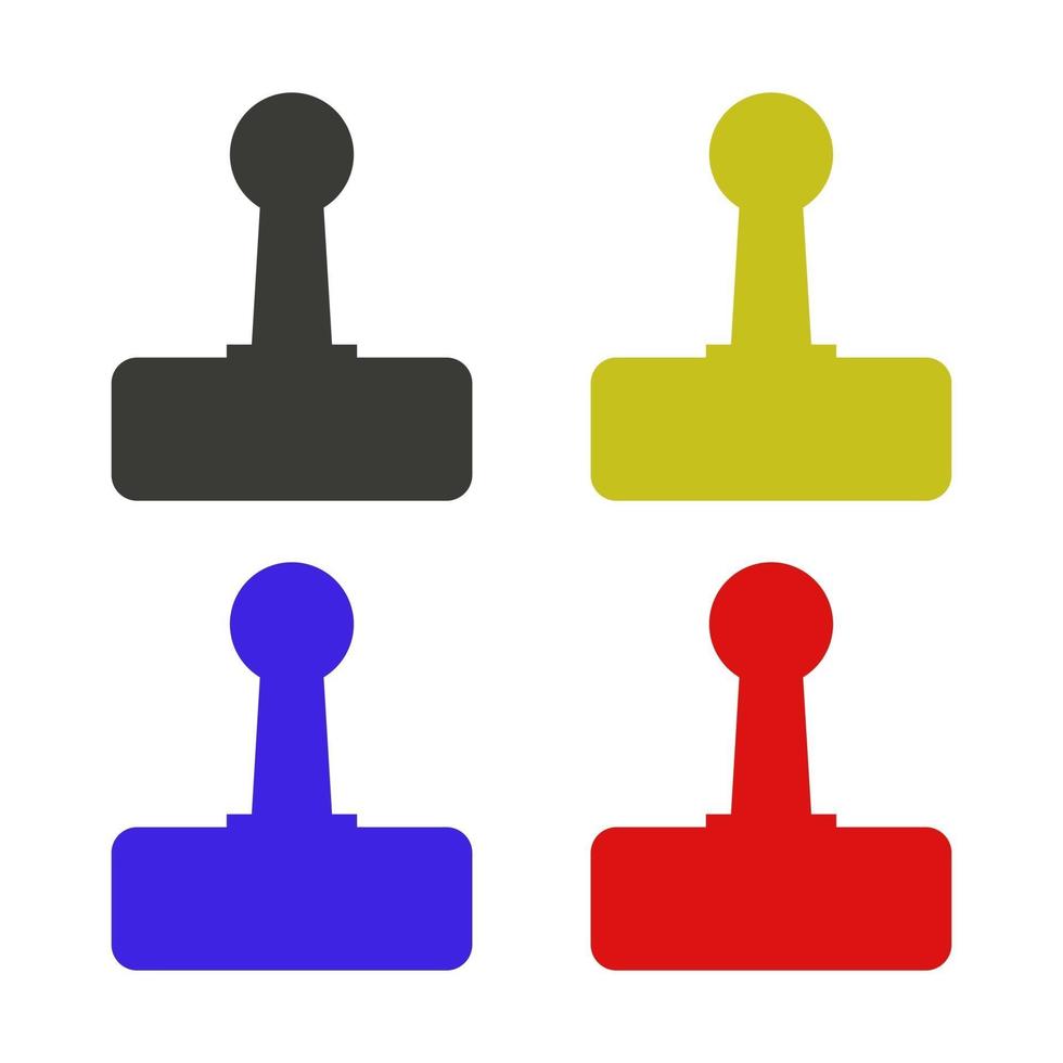 Joystick illustrated on background vector