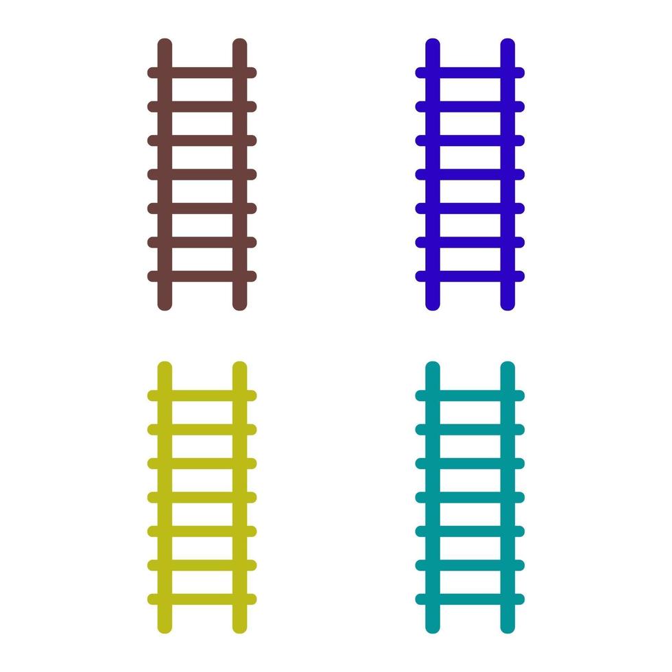 Ladder illustrated on a white background vector